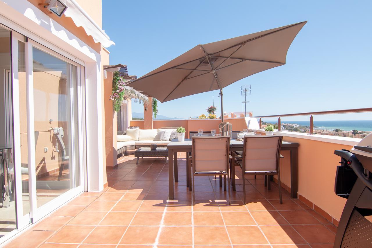 2242-Amazing Penthouse 2Terraces Sea View Apartment Casares Exterior photo